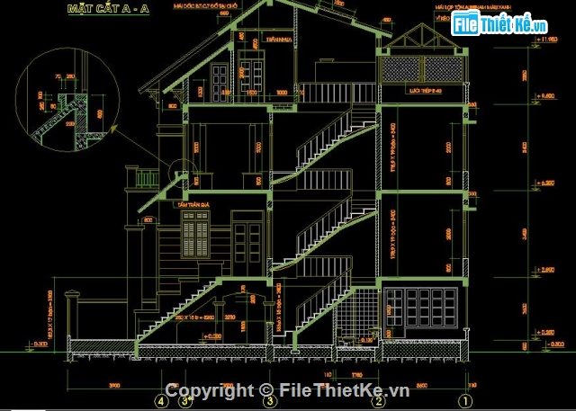 Mẫu nhà phố,Thiết kế nhà phố,nhà mái thái,nhà phố 7 x 17m